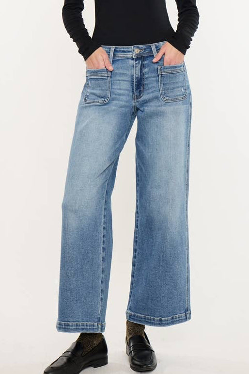 Morgan Mid Rise Crop Jeans