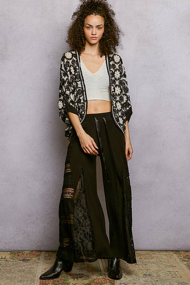 Cali Crochet Cardigan Top
