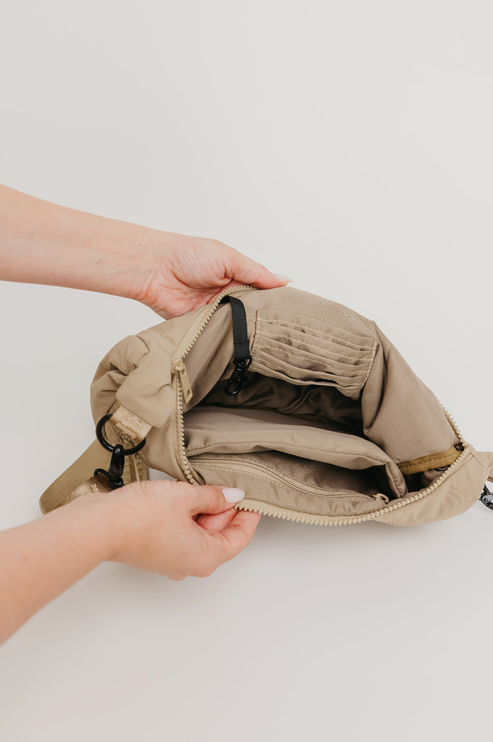 Brixley Crescent Bag - Sand