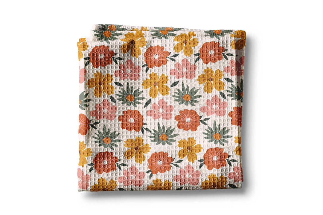 Floral Foliage Kitchen Towel - multi