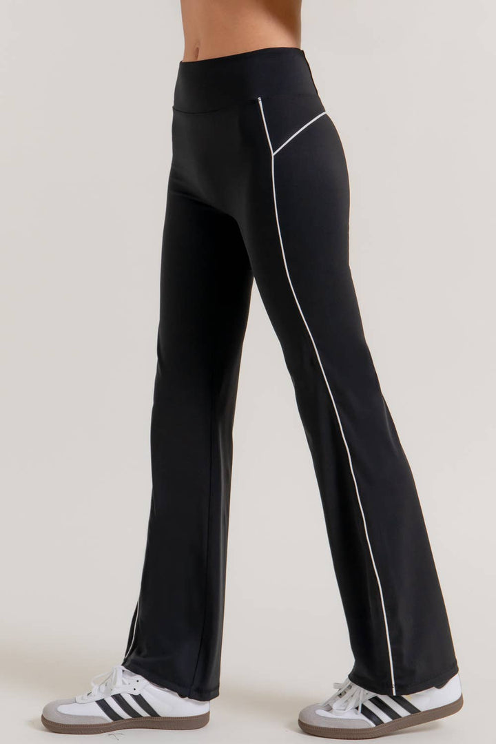 Never Better Piping Detail Pants