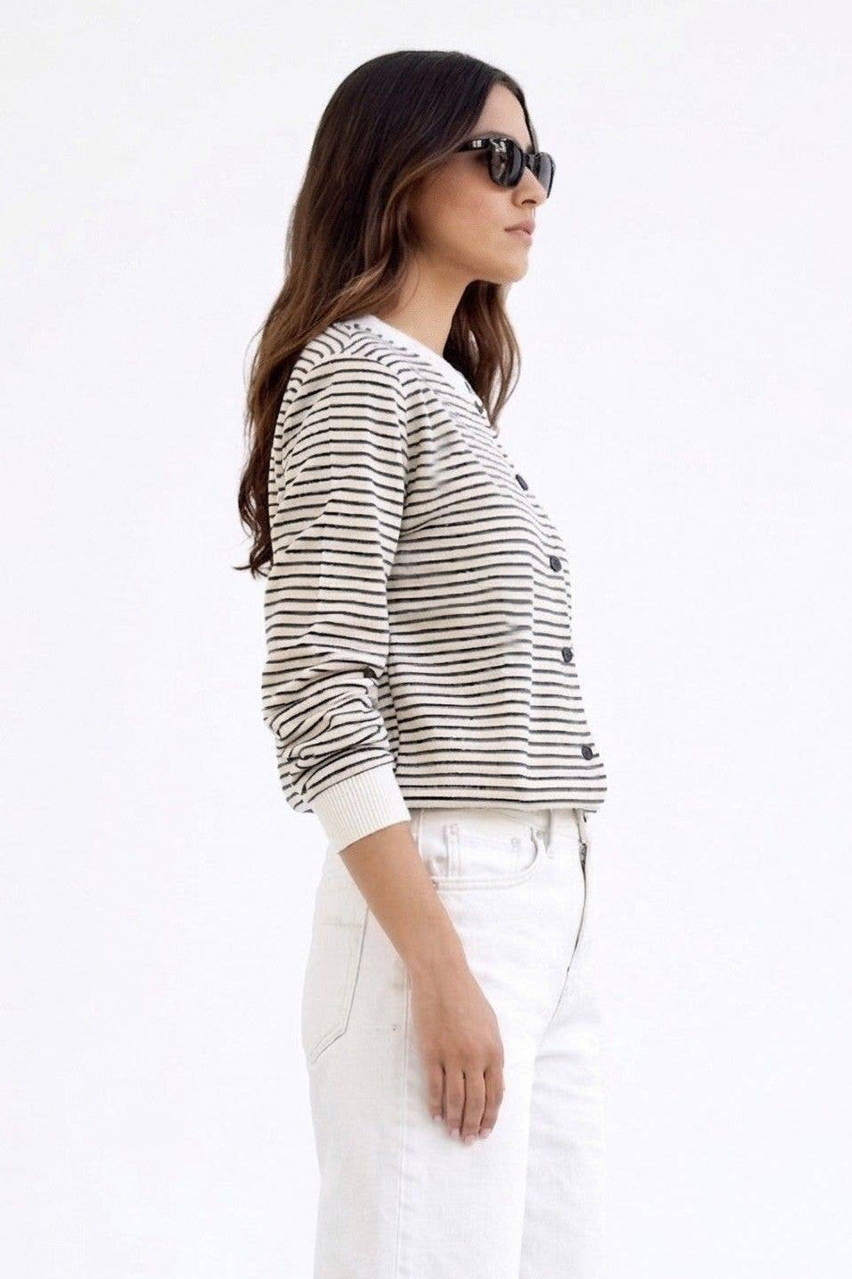 Camille Striped Cardigan