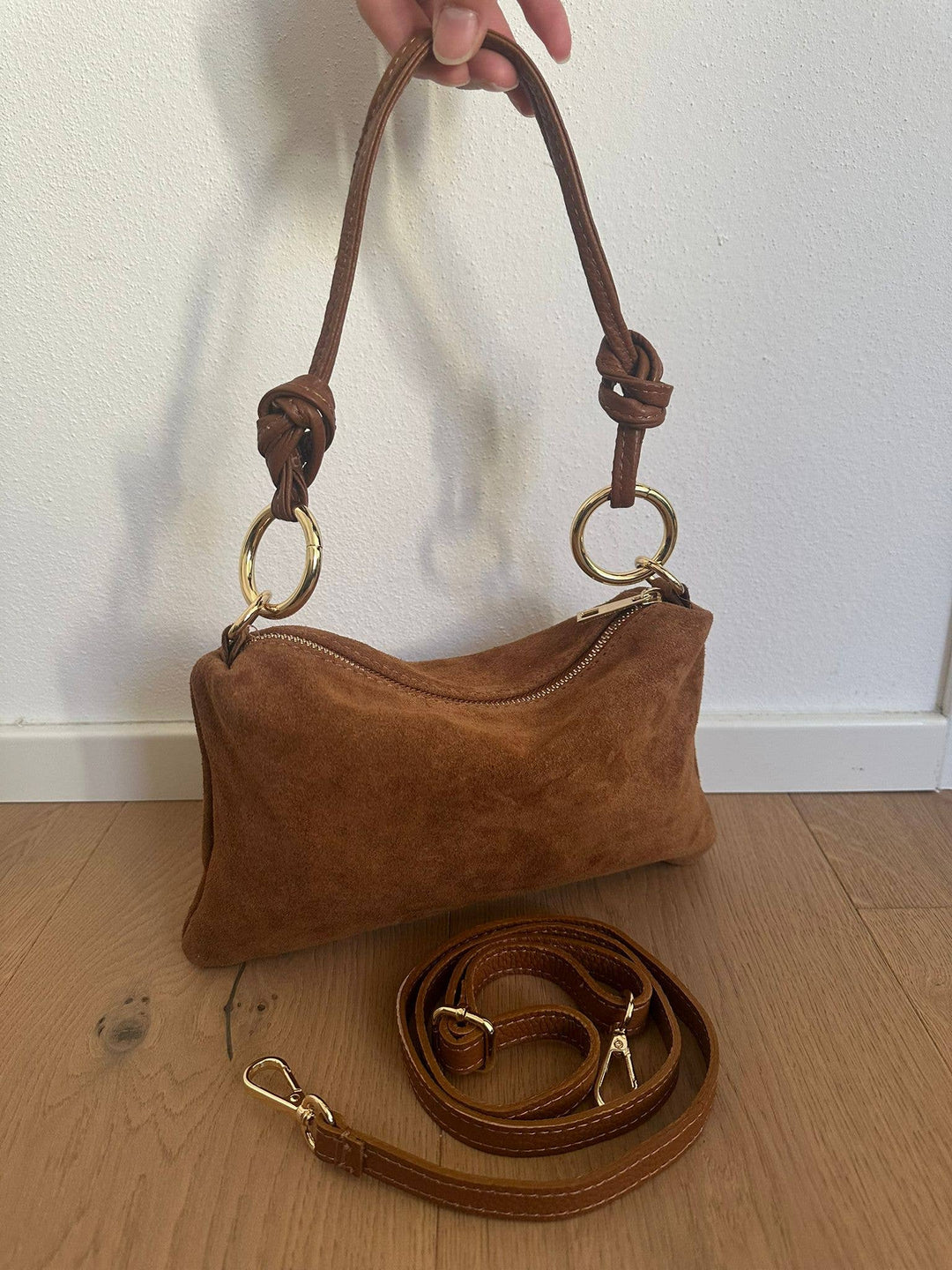 Suede Shoulder Bag