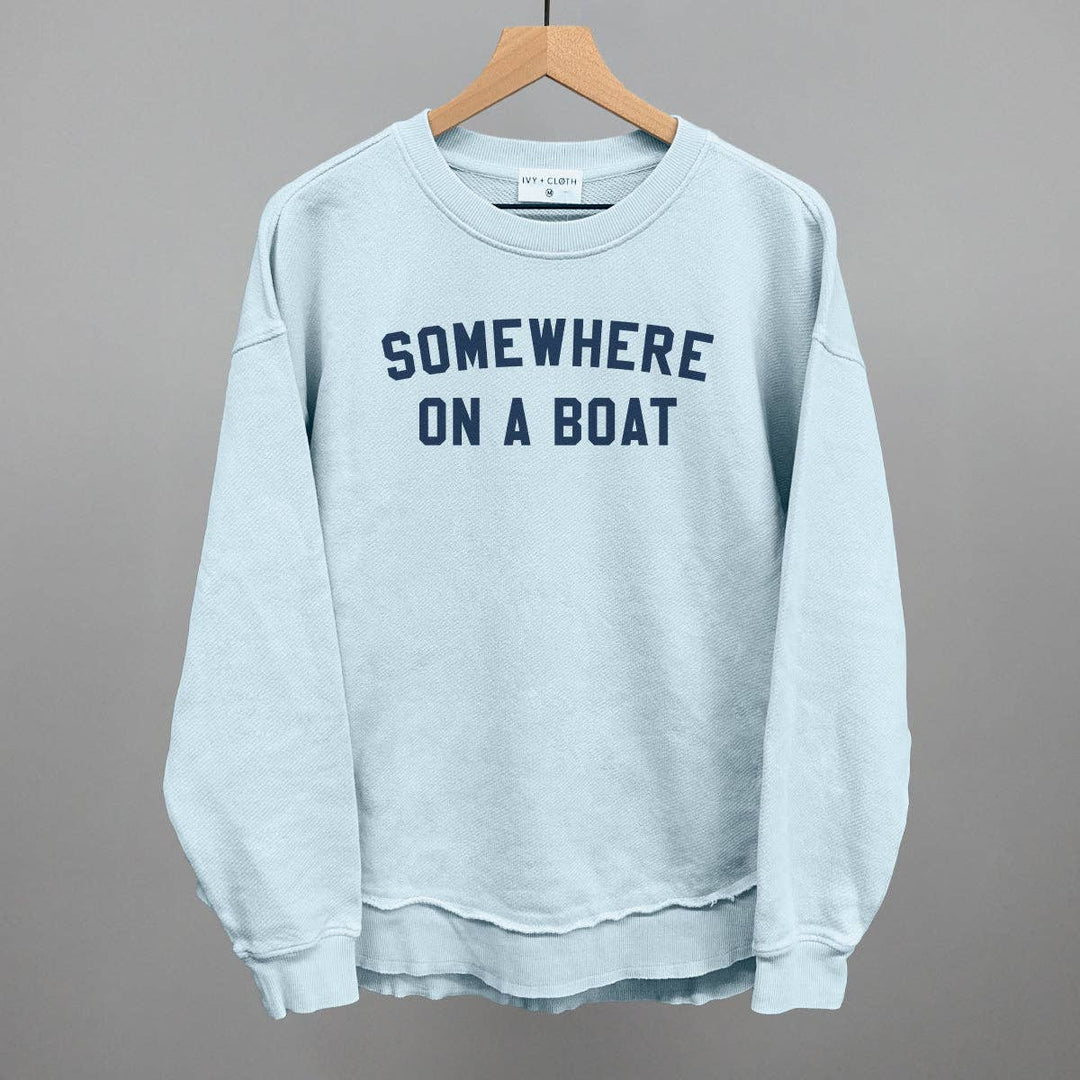 Somewhere On A Boat Oversized Sweatshirt