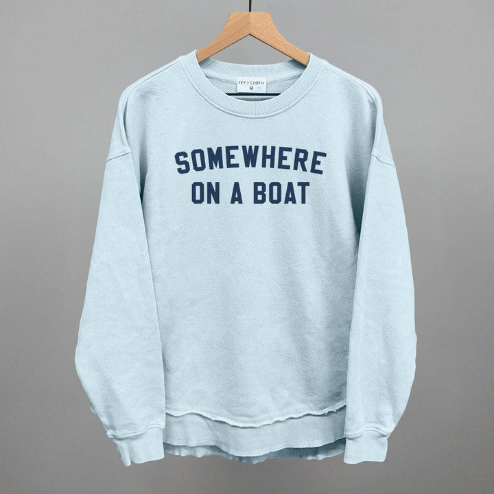 Somewhere On A Boat Oversized Sweatshirt