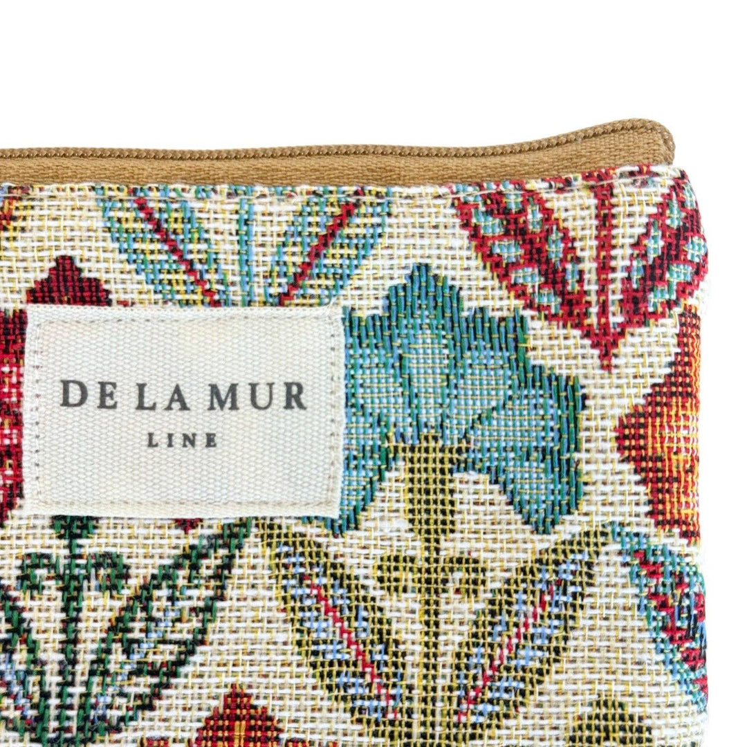 Floral Jacquard Pouch