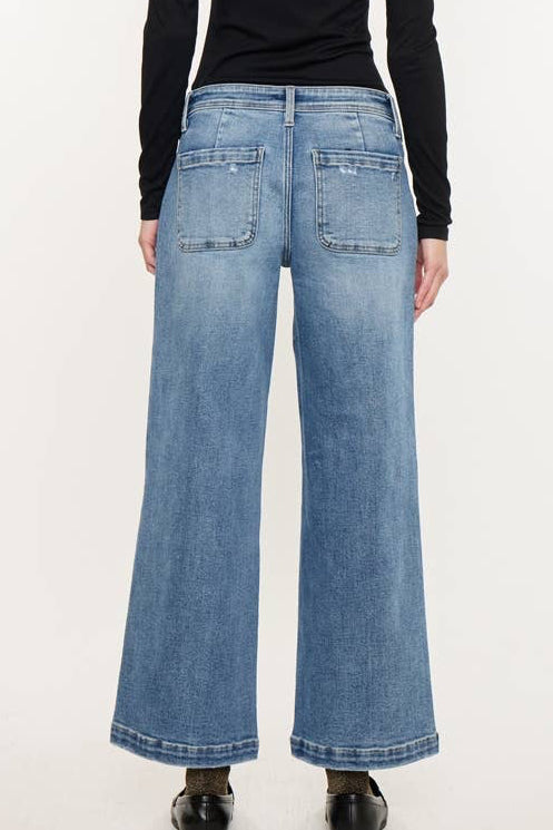 Morgan Mid Rise Crop Jeans