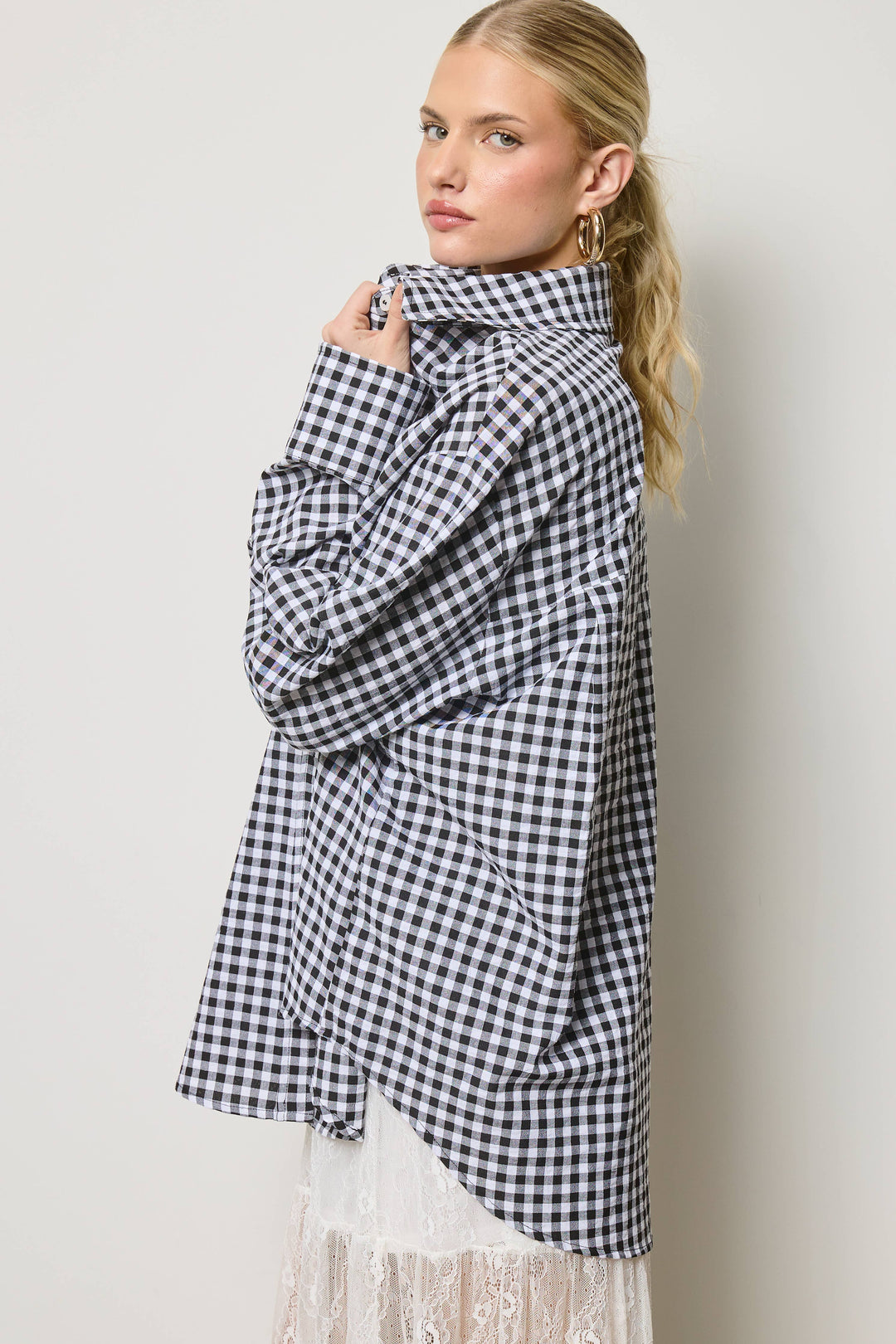 Reba Gingham Button Down Shirt