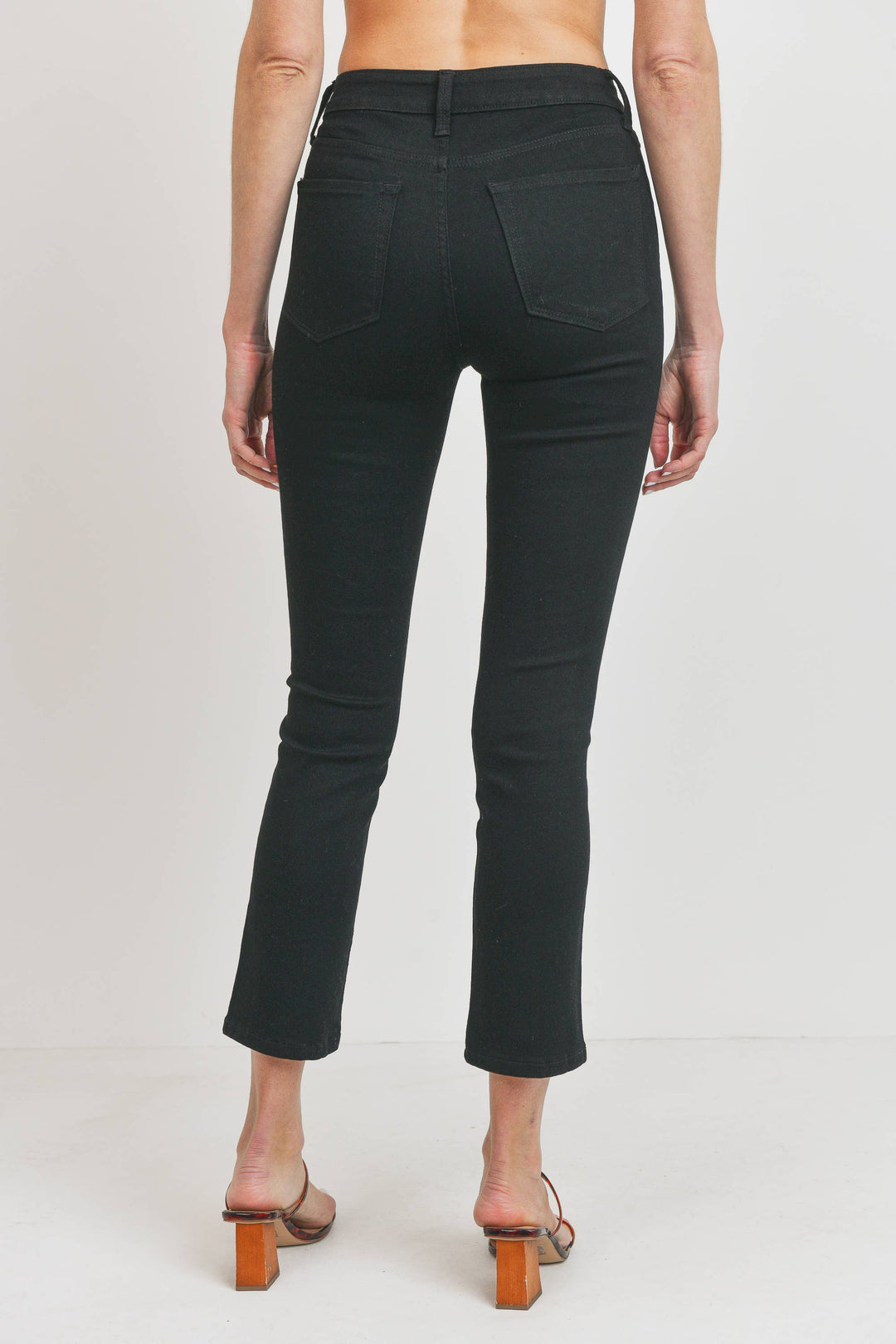 Janna High Rise Slim Straight Jeans final sale