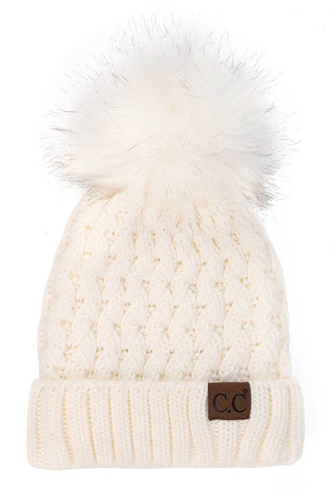 C.C Lattice Stitch Beanie