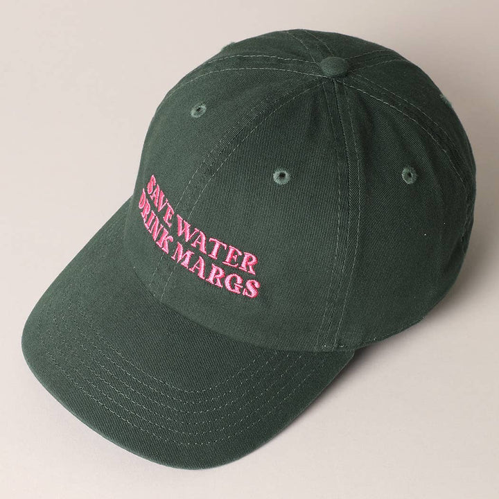 Save Water Drink Margs Embroidered Hat