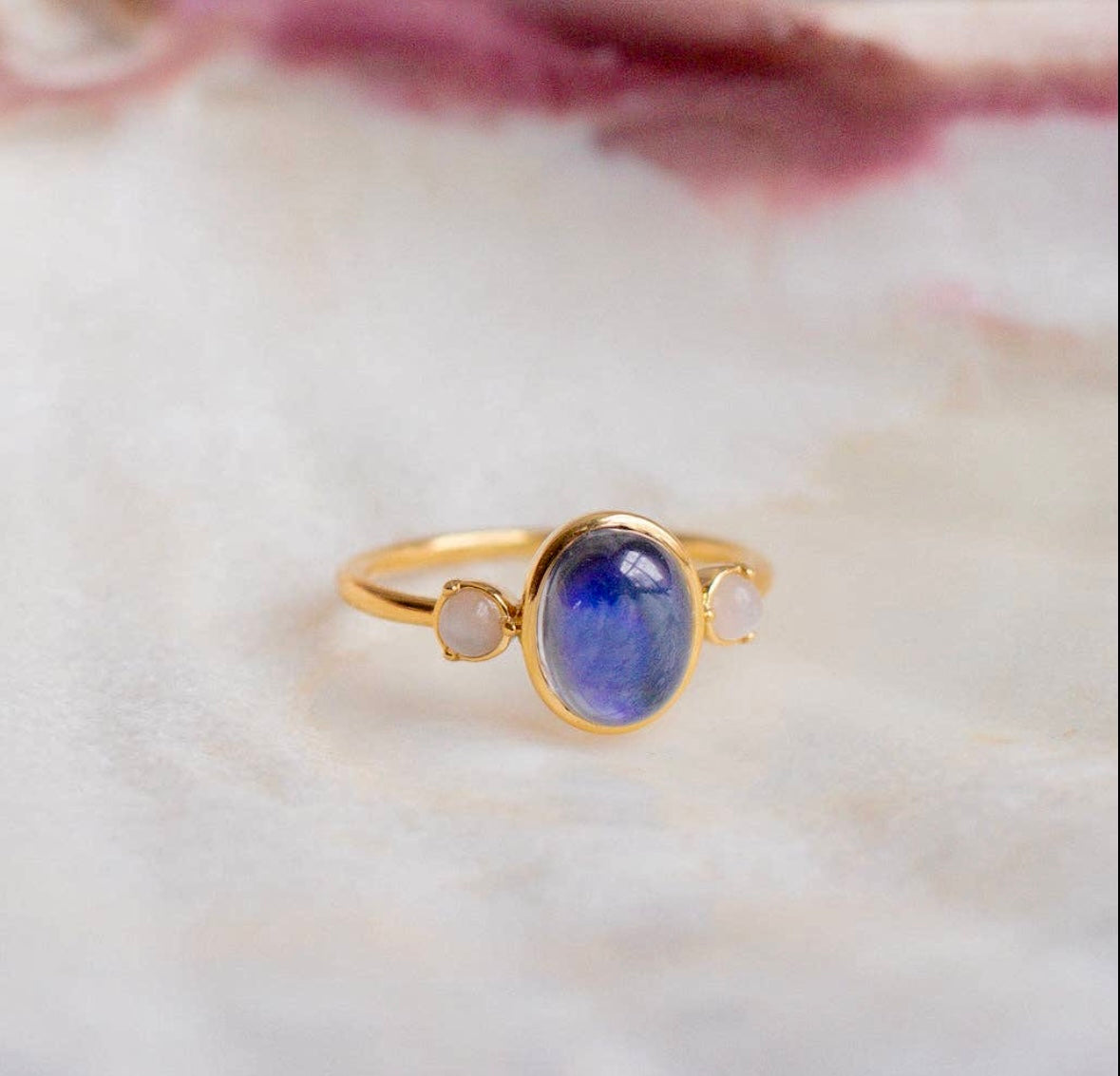 Honeycat Jewelry Bejeweled Mood Ring