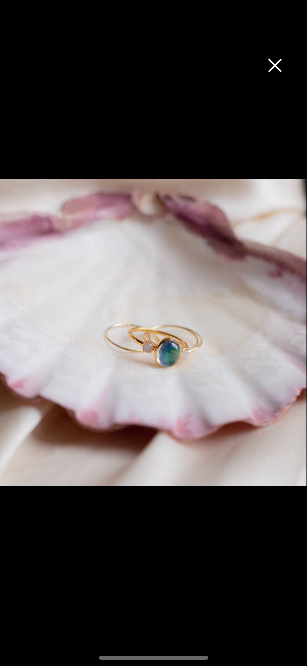 Honeycat Jewelry Bejeweled Mood Ring
