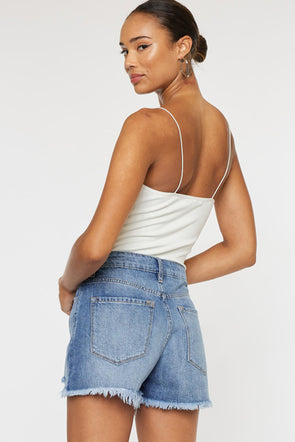 FINAL SALE Ivanna High Rise Mom Shorts