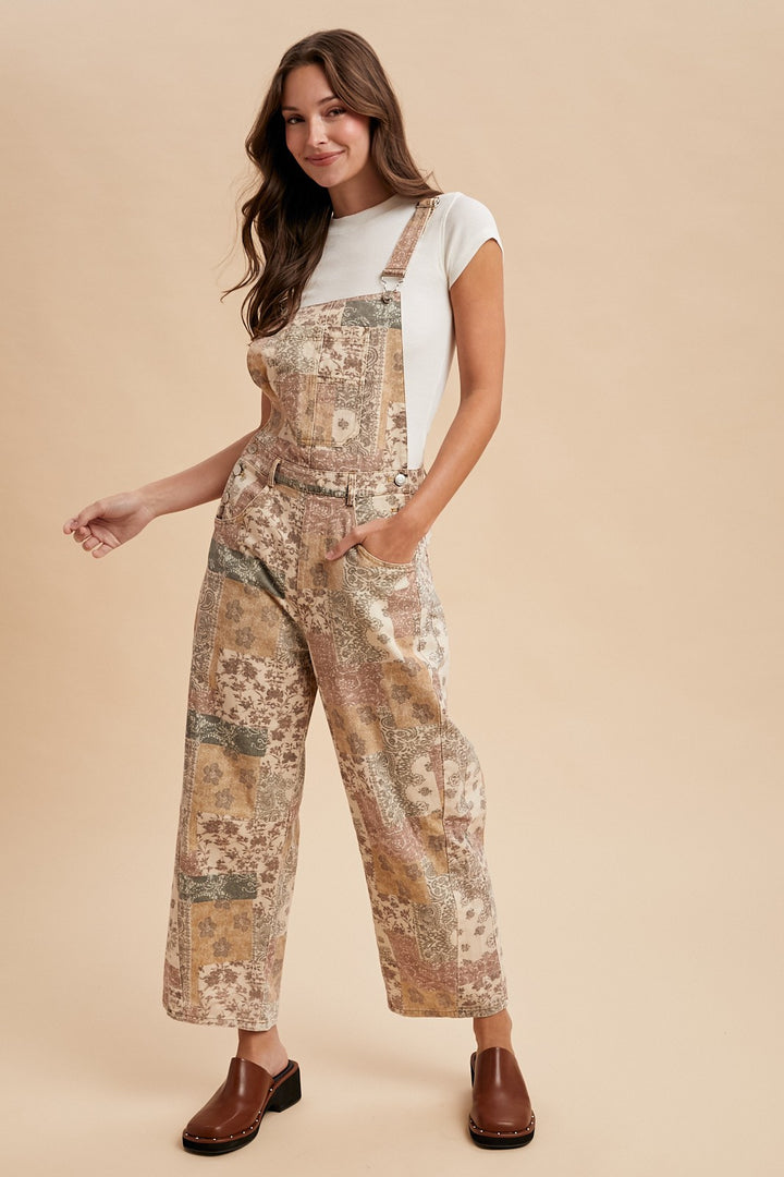 Wildflower Patchwork Overalls