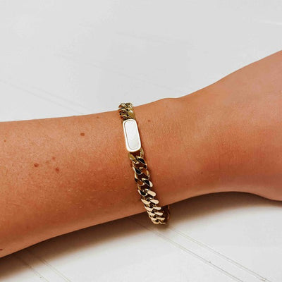 Crystal Quartz 18K Water Resistant Bracelet