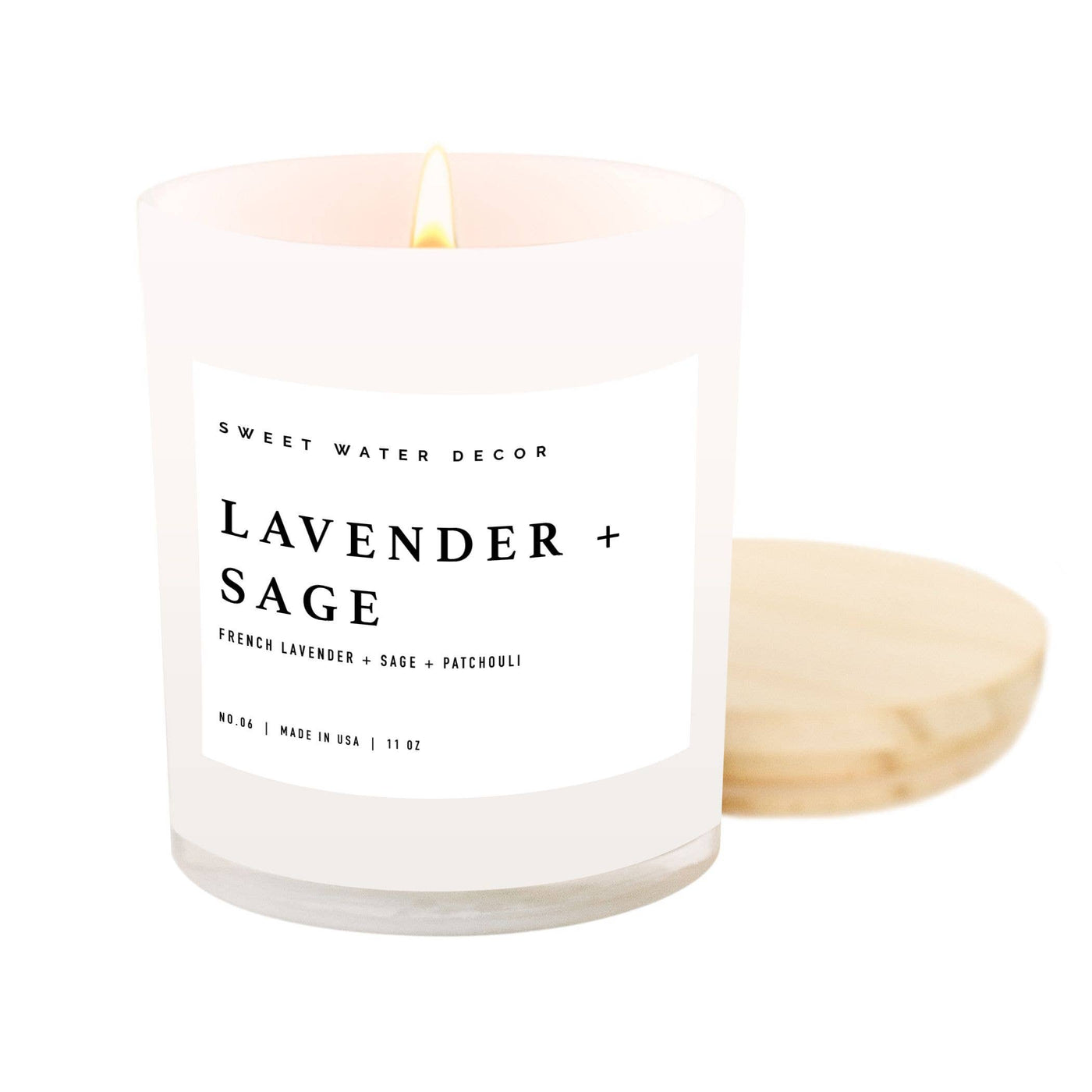 Lavender and Sage 11 oz Soy Candle - Home Decor & Gifts