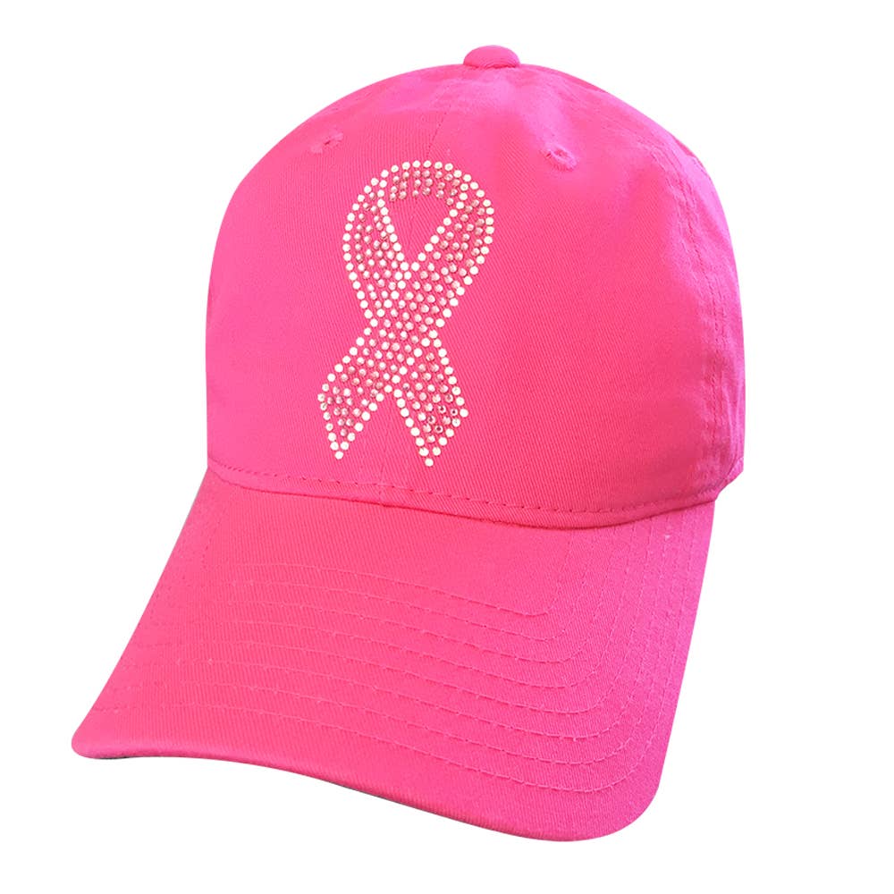 Breast Cancer Ribbon Cap