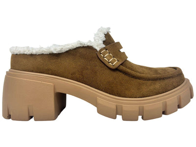 Fluff Chunky Heeled Loafer