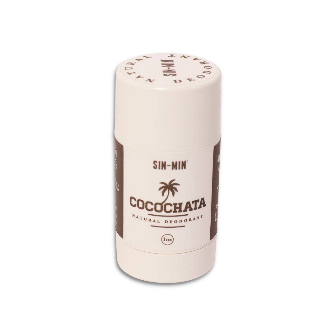 SIN-MIN - Cocochata Natural Deodorant (Aluminum-free + Coconut Scent)