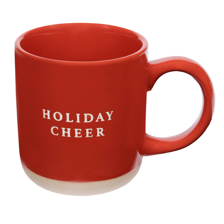 Holiday Cheer Stoneware Coffee Mug