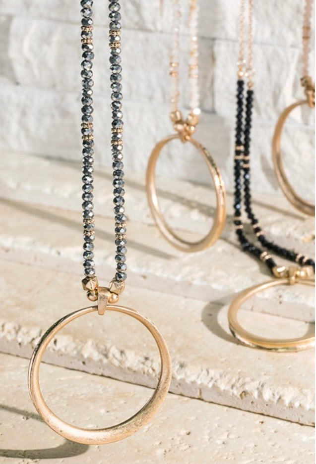 Circle Statement Necklace